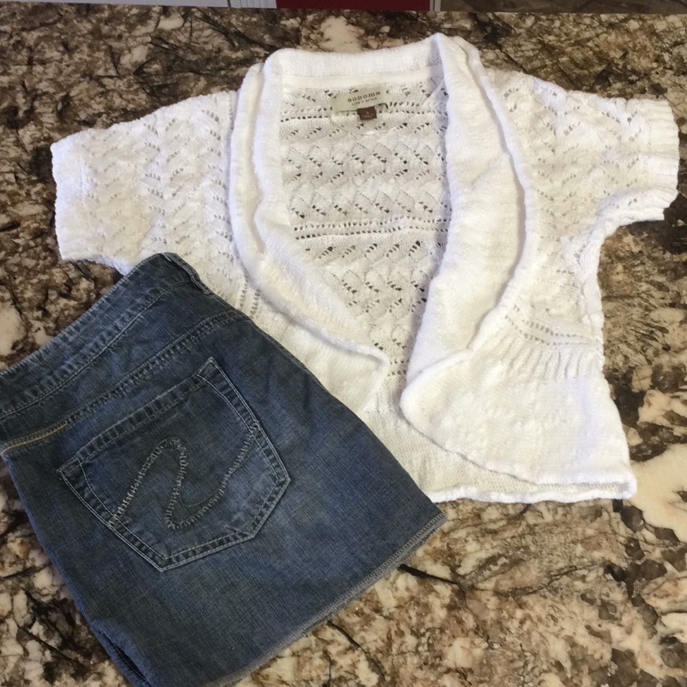 White Sonoma cardigan